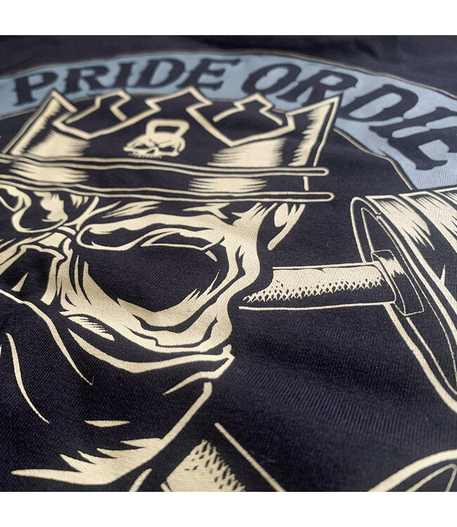 PRIDE or Die Katoenen T-Shirt Iron Kings Zwart