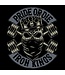 PRIDE or Die Katoenen T-Shirt Iron Kings Zwart