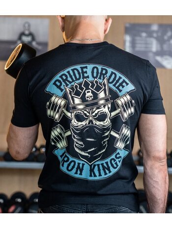 Pride or Die PRIDE or Die Baumwoll T-Shirt "Iron Kings“ Schwarz