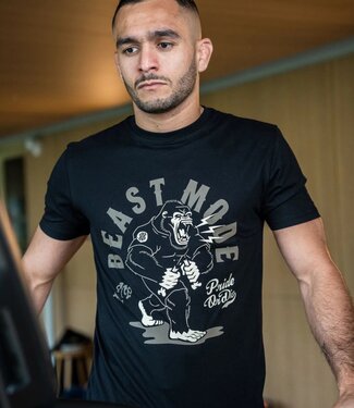 Pride or Die PRIDE or Die Katoenen T-Shirt "Beast Mode V.2" Zwart