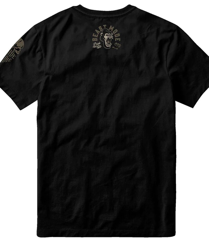 Pride or Die PRIDE or Die Cotton T-Shirt Beast Mode V.2 Black