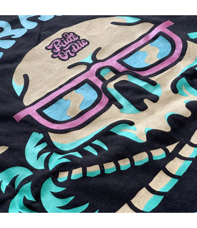 PRIDEorDie Katoenen T-Shirt "No Training" Zwart