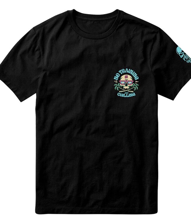 PRIDEorDie Katoenen T-Shirt "No Training" Zwart