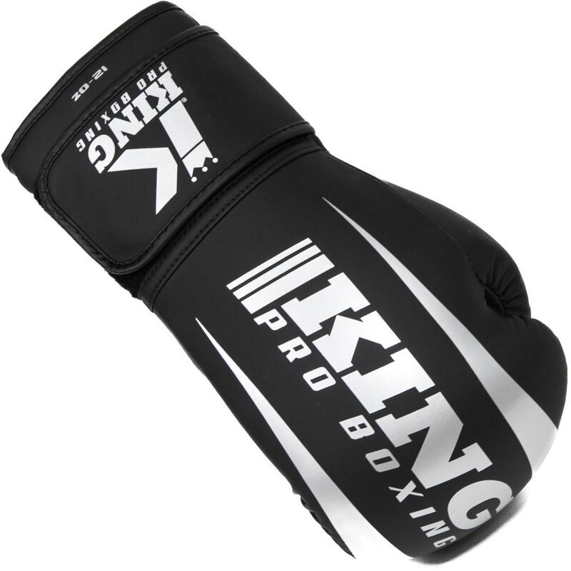 King Pro Boxing King Pro Boxing KPB/REVO 7 Bokshandschoenen Zwart Zilver