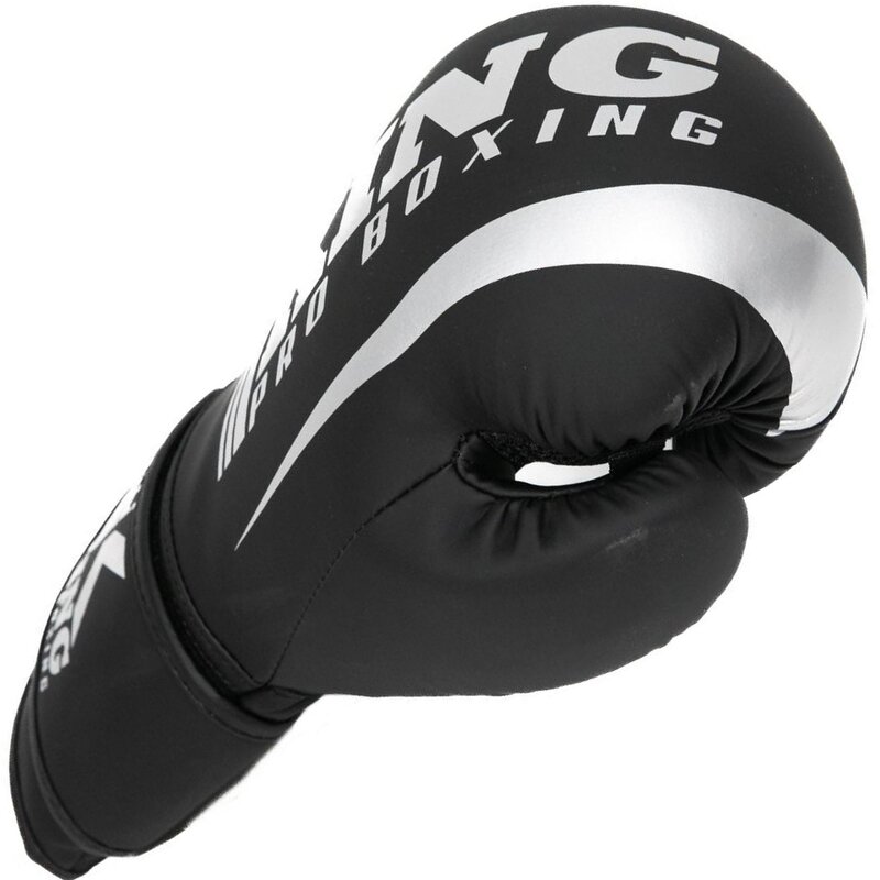 King Pro Boxing King Pro Boxing KPB/REVO 7 Bokshandschoenen Zwart Zilver