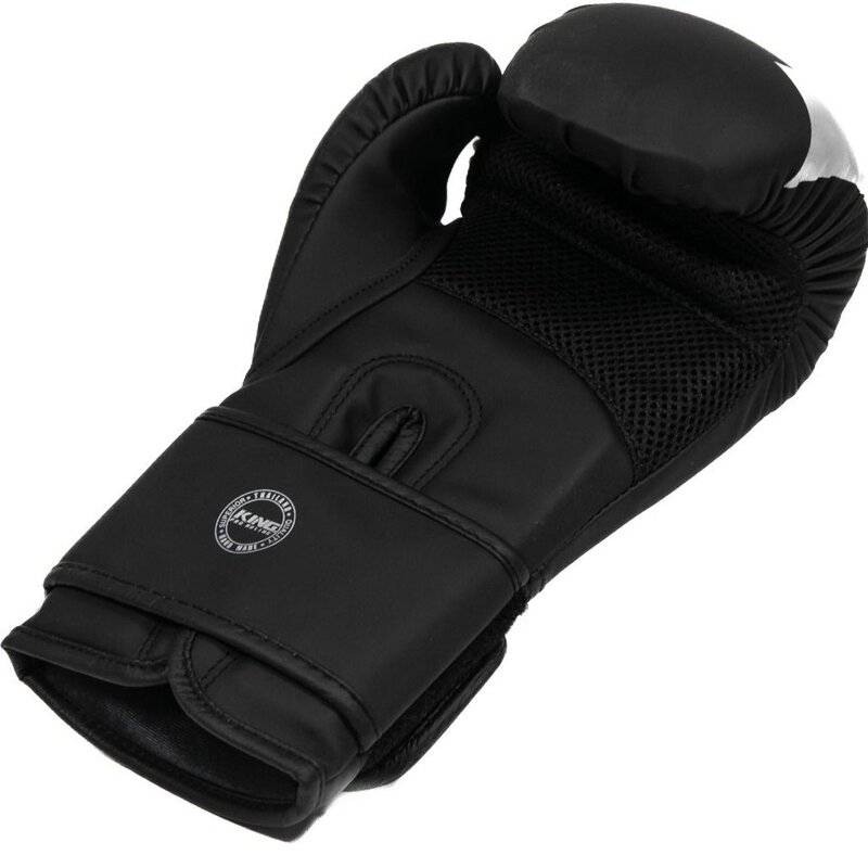 King Pro Boxing King Pro Boxing KPB/REVO 7 Bokshandschoenen Zwart Zilver