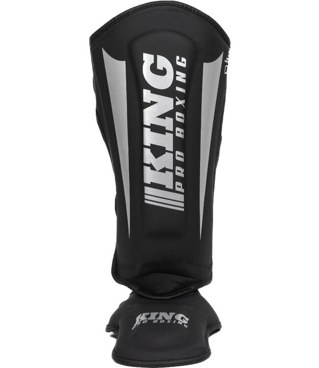 King Pro Boxing King Pro Boxing Shinguards KPB/SG REVO 7 Black Silver