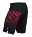 Venum Venum Fightshorts Train Hard Hit Heavy Zwart Rood