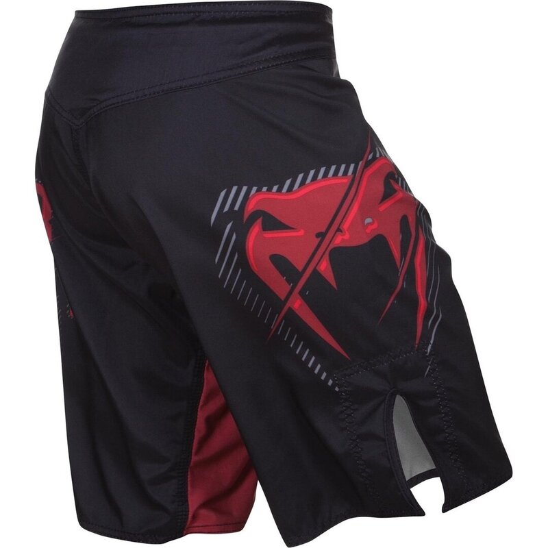 Venum Venum Fightshorts Train Hard Hit Heavy Schwarz Rot