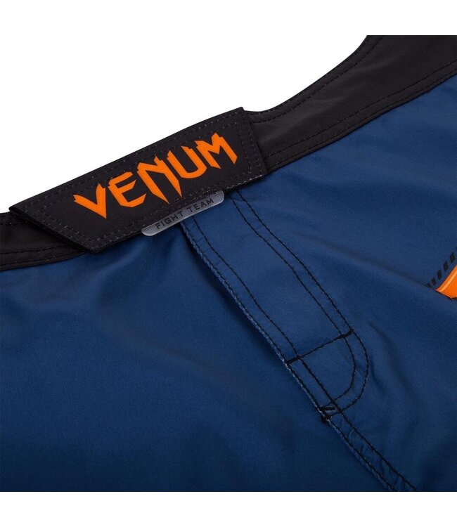 Venum Fightshorts Train Hard Hit Heavy Blue Orange