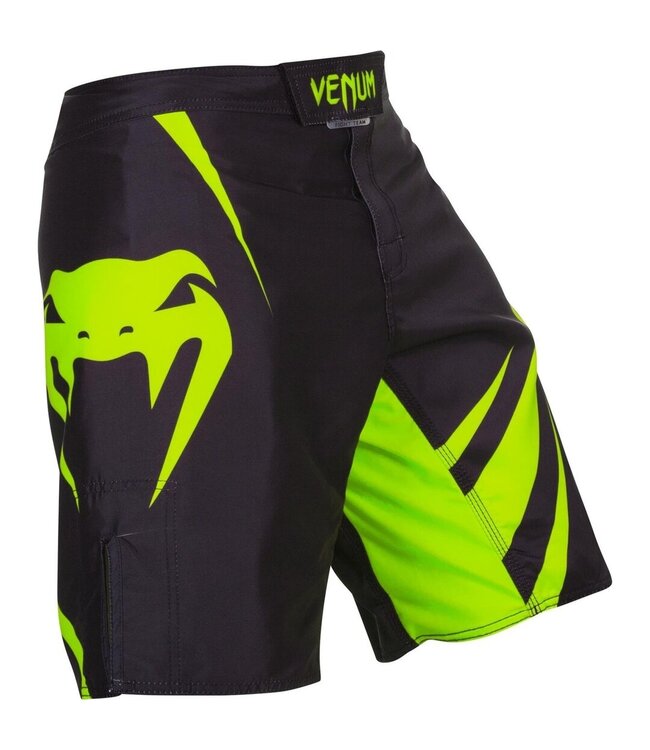 Venum Challenger Fightshorts Black Neo Yellow