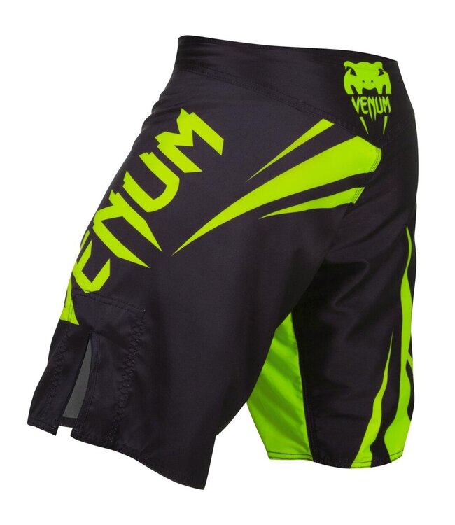 Venum Challenger Fightshorts Black Neo Yellow