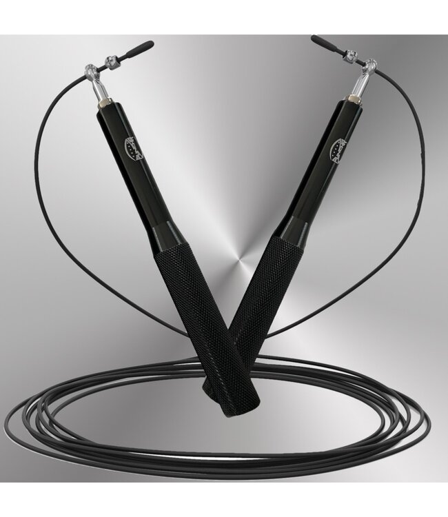 PunchR™ Skipping Rope SPX Metal Handles Black