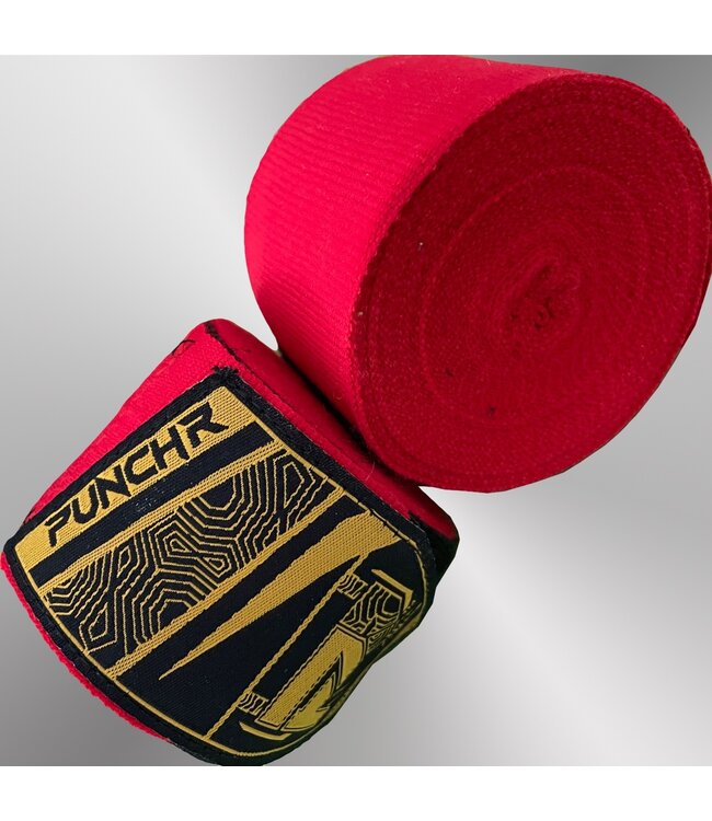 PunchR™ Premium Boxbandagen Handbandagen 500 cm Rot