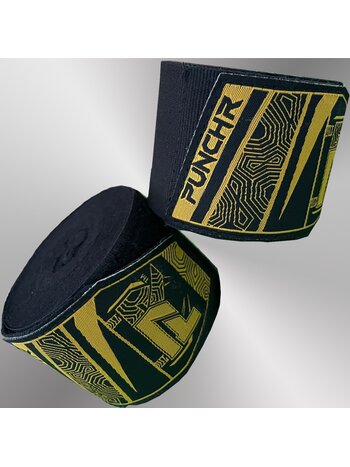 PunchR™  PunchR™ Premium Boxing Bandages Hand Wraps 500 cm Black