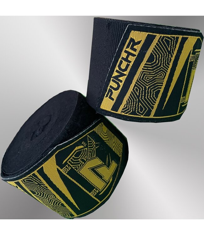 PunchR™  PunchR™ Premium Boxing Bandages Hand Wraps 500 cm Black