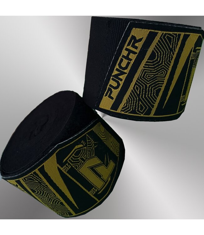 PunchR™ Premium Boxbandagen Handbandagen 500 cm Schwarz
