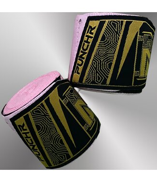 PunchR™  PunchR™ Premium Boxbandagen Handbandagen 350 cm Pink
