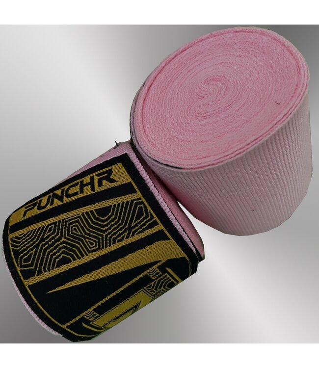 PunchR™ Premium Boxbandagen Handbandagen 350 cm Pink