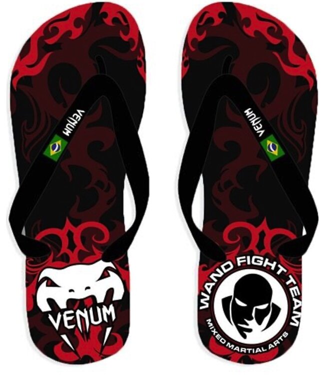 Venum Venum Wand Inferno Sandals Flip Flop Black Red