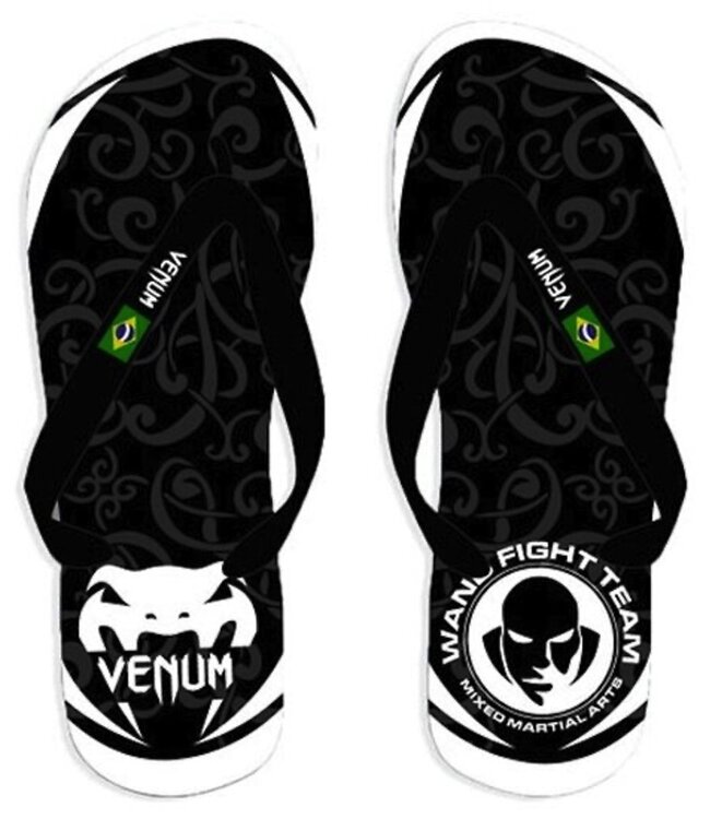 Venum Wand Inferno Sandalen Flip Flop Schwarz Weiß