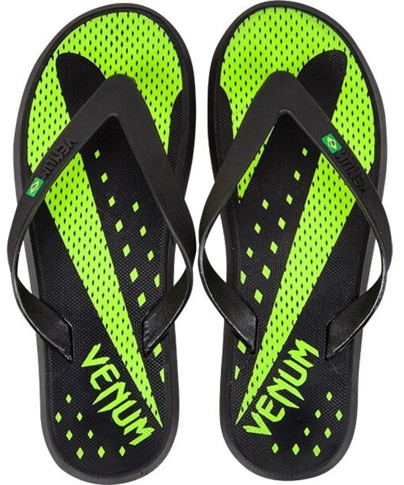 Venum Venum Hurricane Badslippers Flip Flop Zwart Neon Geel