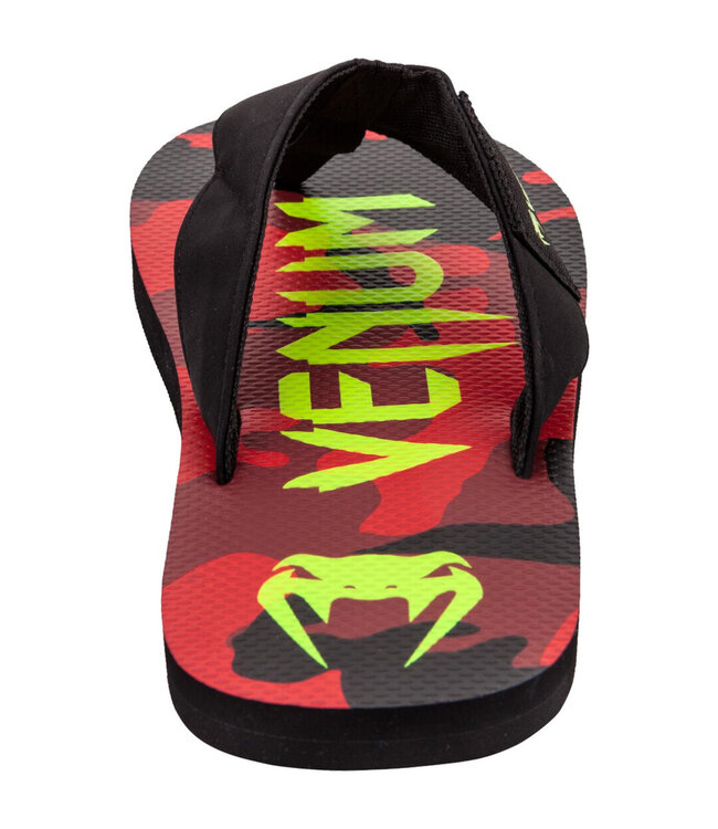 Venum Atmo Badslippers Flip Flop Camo Rood