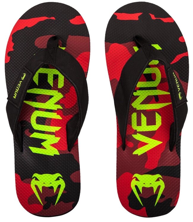 Venum Venum Atmo Sandals Flip Flop Slippers Camo Red