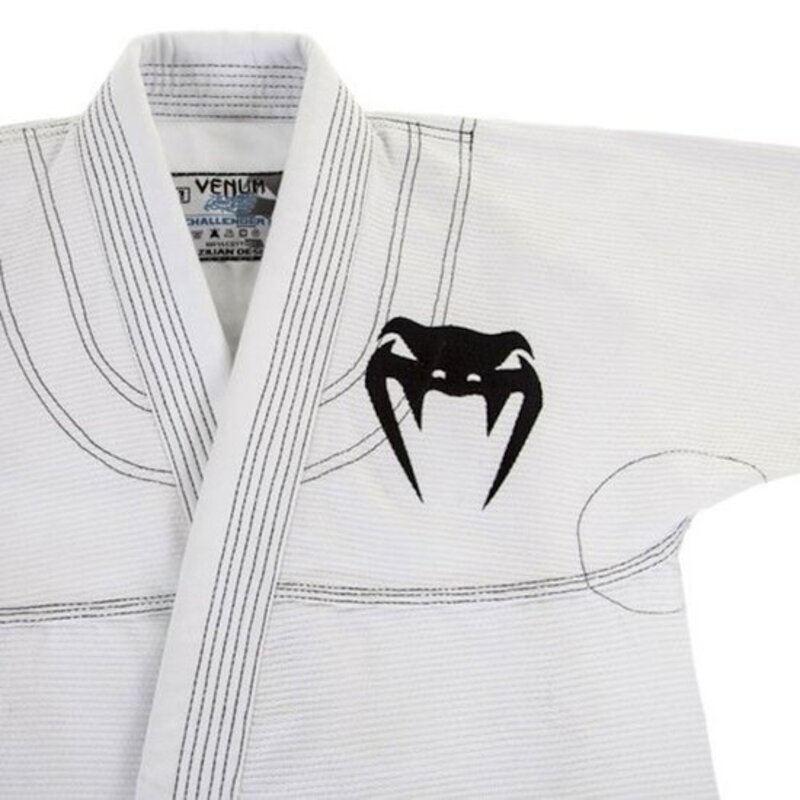 Venum BJJ GI Kimono Challenger Single Weave White - FIGHTWEAR SHOP