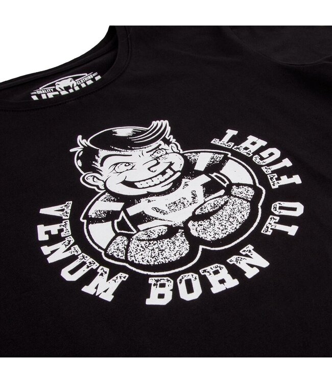 Venum Kinder T-Shirt Born to Fight Schwarz