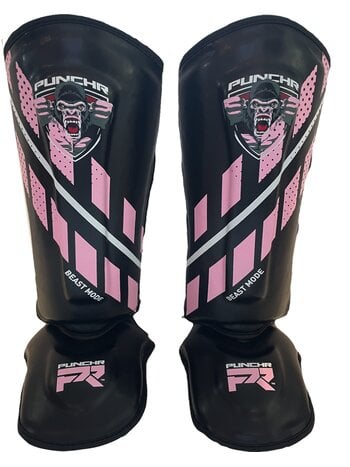 PunchR™ Electric Kickboxing Muay Thai Shin Guards Microfiber