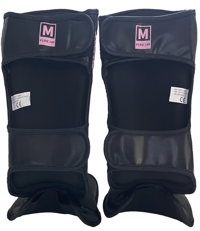 PunchR™ Kinder-Schienbeinschoner Beast Mode Schwarz Pink