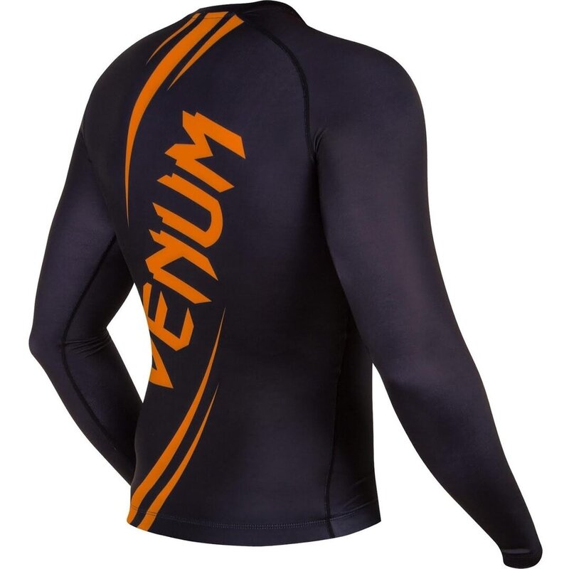 Venum Venum Challenger Rash Guard Langarm Schwarz Orange