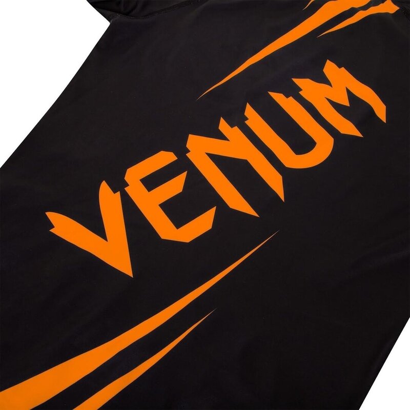 Venum Venum Challenger Rash Guard Lange Mouwen Zwart Oranje