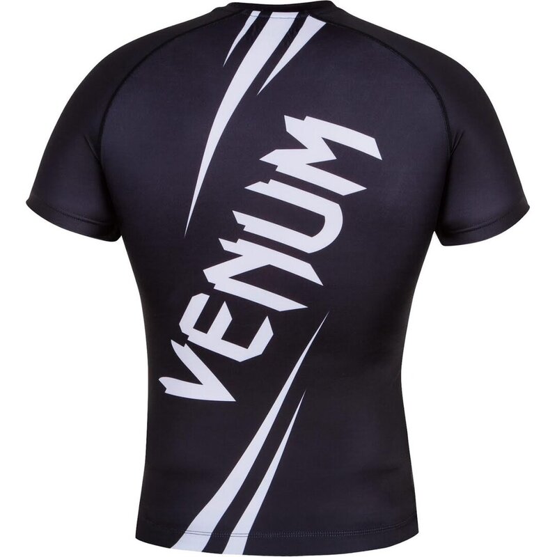 Venum Razor Rash Guard Short Sleeves Black Gold - FIGHTWEAR SHOP