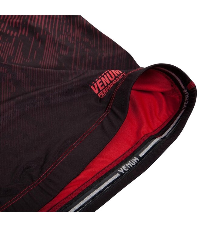 Venum Venum FUSION Rash Guard Compressie L/S T-shirt Zwart Rood