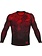 Venum Venum FUSION Rash Guard Compressie L/S T-shirt Zwart Rood