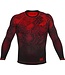 Venum Venum FUSION Rash Guard Compressie L/S T-shirt Zwart Rood