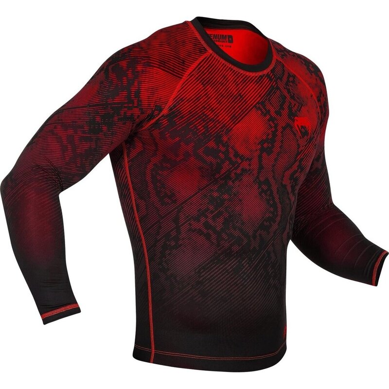 Venum Venum FUSION Compression Shirt Long Sleeves Black Red