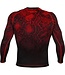 Venum Venum FUSION Rash Guard Compressie L/S T-shirt Zwart Rood