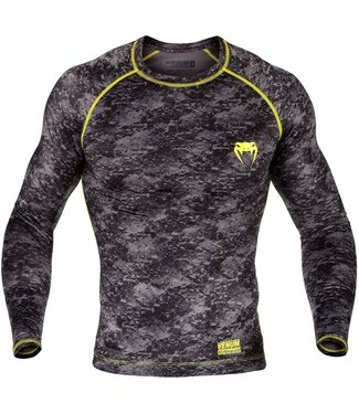 Venum Venum Tramo Rashguard L/S Schwarz Gelb Venum Venum Tramo Rashguard L/S Schwarz Gelb
