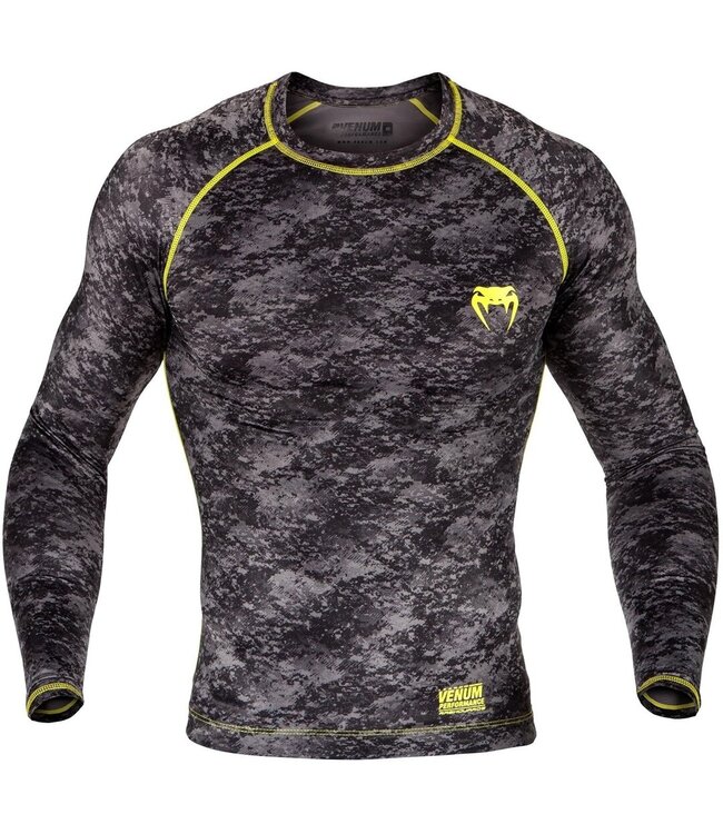 Venum Venum Tramo Rashguard L/S Schwarz Gelb