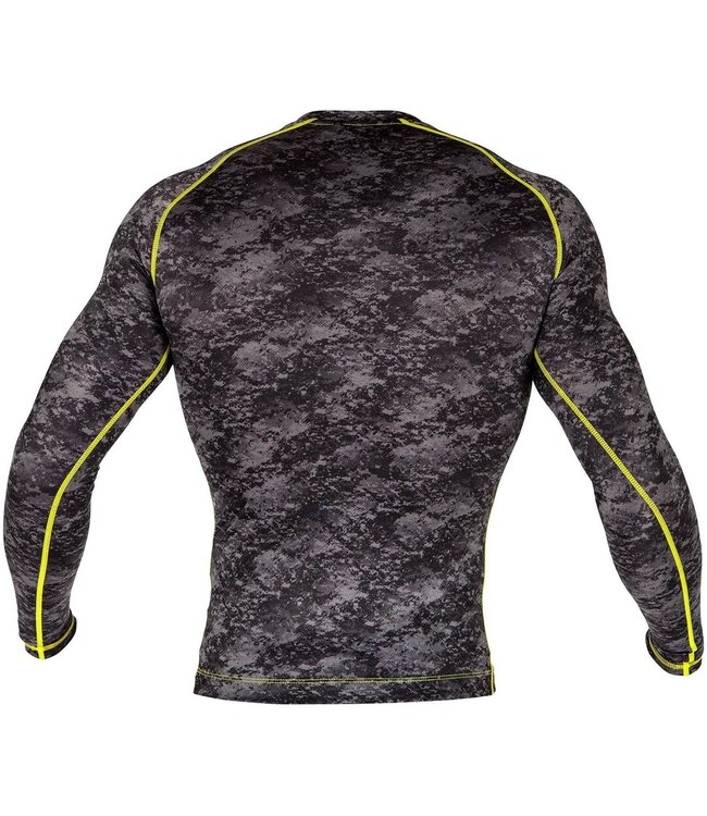 Venum Tramo Rashguard L/S Schwarz Gelb