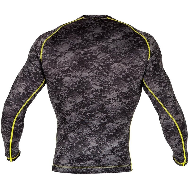 Venum Venum Tramo Rashguard L/S Schwarz Gelb