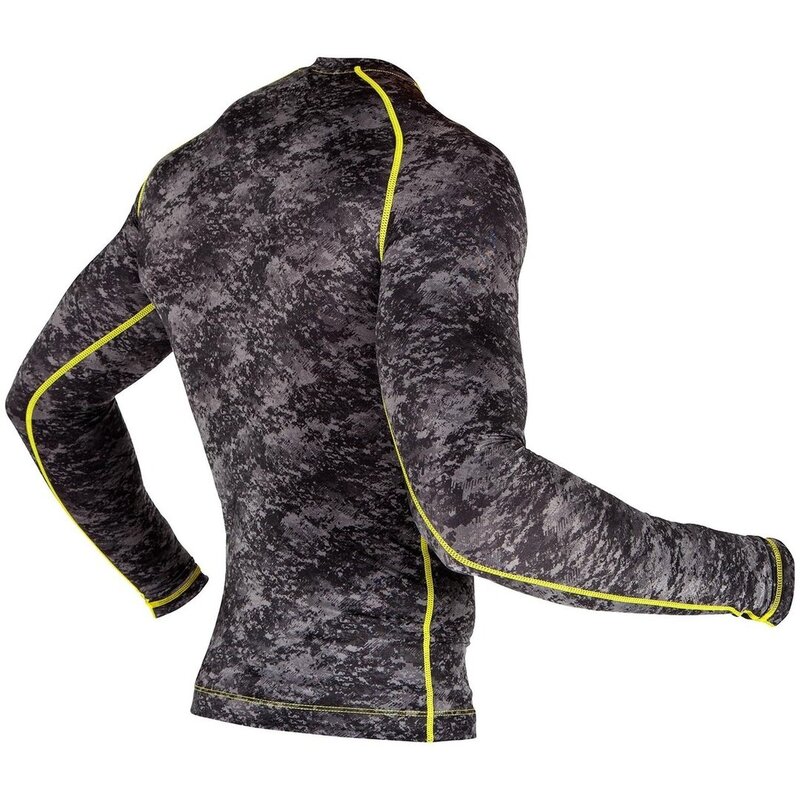 Venum Venum Tramo Rashguard L/S Zwart Geel