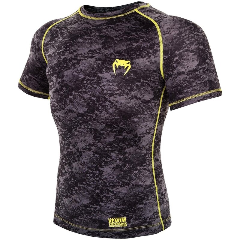 Venum Razor Rashguard Short Sleeves - Black/Gold - Venum