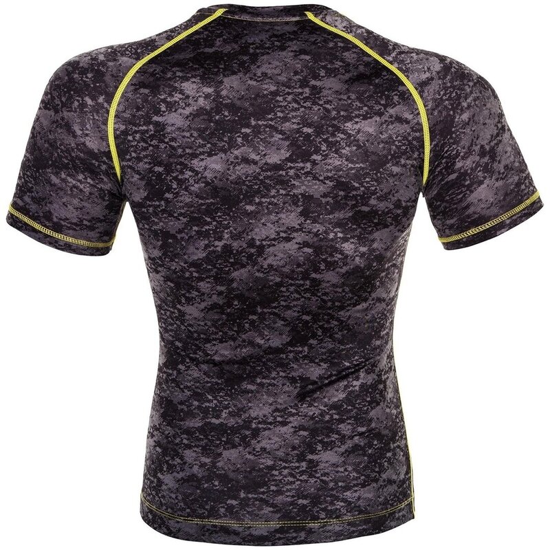 Venum Razor Rash Guard Short Sleeves Black Gold - FIGHTWEAR SHOP