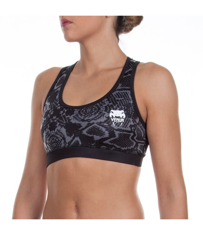 Venum Venum Ladies FUSION Top Women Sports Bra Snake Black