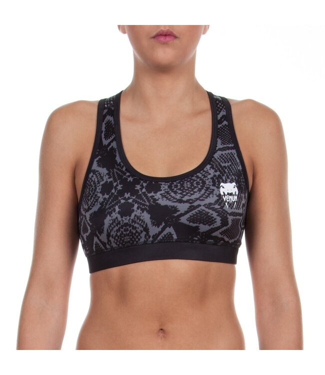 Venum Venum Ladies FUSION Top Women Sports Bra Snake Black
