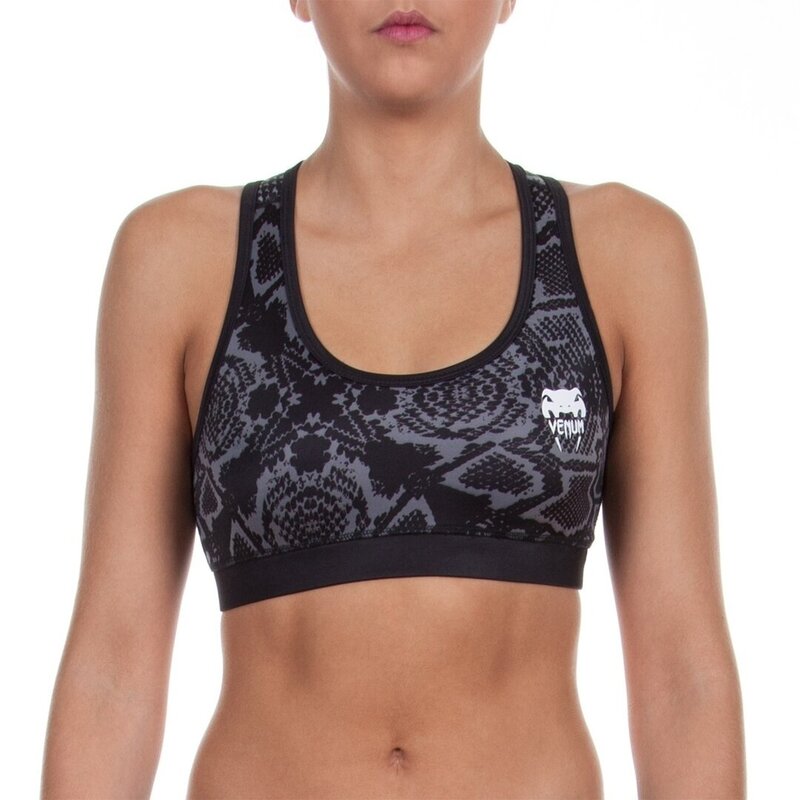 Venum Power 2.0 Bra Black White Women Sportswear - FIGHTWEAR SHOP EUROPE